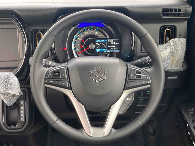 ハスラー ハイブリッドＸ　新車未登録　クリアランスソナー　オートクルーズコントロール　レーンアシスト　衝突被害軽減システム　ＬＥＤヘッドランプ　スマートキー　アイドリングストップ　電動格納ミラー　シートヒーター　ＣＶＴ（5枚目）