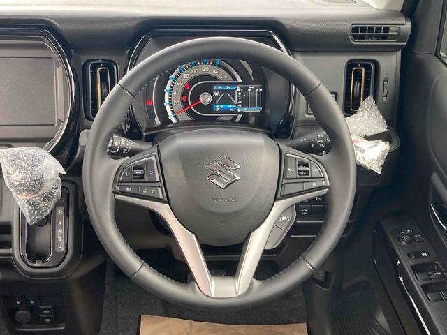 ハスラー ハイブリッドＸ　新車未登録　クリアランスソナー　オートクルーズコントロール　レーンアシスト　衝突被害軽減システム　ＬＥＤヘッドランプ　スマートキー　アイドリングストップ　電動格納ミラー　シートヒーター　ＣＶＴ（5枚目）