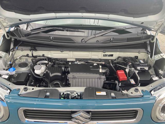 ハスラー ハイブリッドＸ　新車未登録　クリアランスソナー　オートクルーズコントロール　レーンアシスト　衝突被害軽減システム　ＬＥＤヘッドランプ　スマートキー　アイドリングストップ　電動格納ミラー　シートヒーター　ＣＶＴ（21枚目）