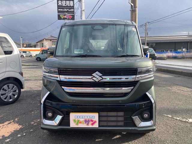 スペーシアカスタム ハイブリッドXS 届出済未使用車 両側電動スライドドア クリアランスソナー オートクルーズコントロール レーンアシスト 衝突被害軽減システム LEDヘッドランプ スマートキー アイドリングストップ 電動格納ミラー(15枚目)