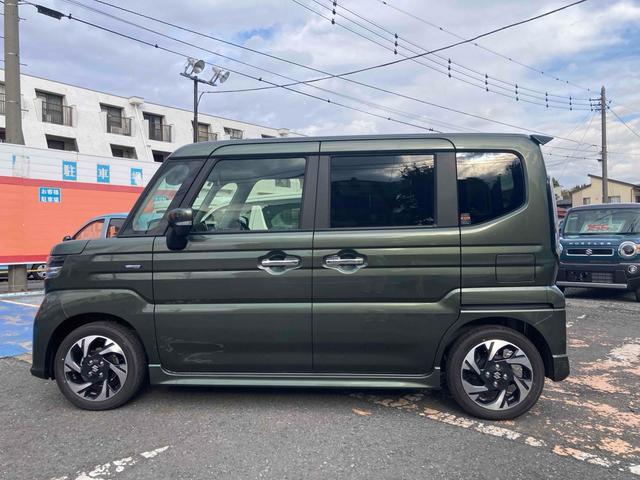 スペーシアカスタム ハイブリッドXS 届出済未使用車 両側電動スライドドア クリアランスソナー オートクルーズコントロール レーンアシスト 衝突被害軽減システム LEDヘッドランプ スマートキー アイドリングストップ 電動格納ミラー(17枚目)