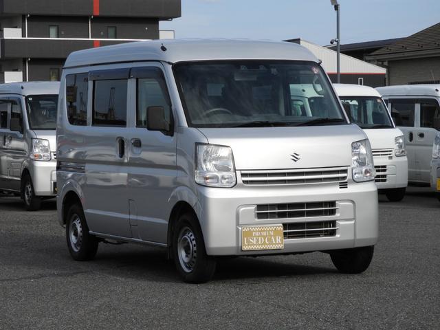 エブリイ ＰＡ　ハイルーフ　４速オートマ　衝突軽減ブレーキ　車線逸脱警報機能　障害物センサー　オートライト　オーバーヘッドシェルフ　除菌済（6枚目）
