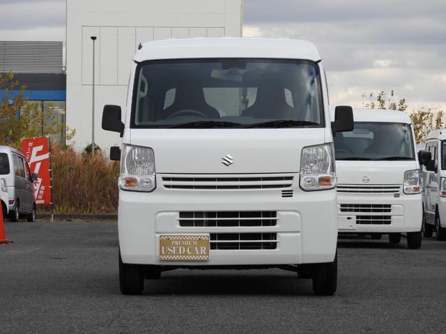 エブリイ PC ハイルーフ 5AGS車 キーレス 衝突軽減ブレーキ 両側スライドドア オーバーヘッドシェルフ CDデッキ 除菌済(4枚目)