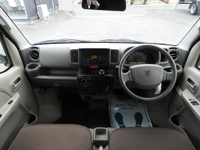 エブリイ PC ハイルーフ 5AGS車 キーレス 衝突軽減ブレーキ 両側スライドドア オーバーヘッドシェルフ CDデッキ 除菌済(5枚目)