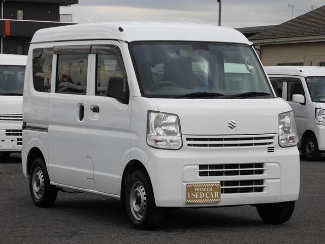 エブリイ PC ハイルーフ 5AGS車 キーレス 衝突軽減ブレーキ 両側スライドドア オーバーヘッドシェルフ CDデッキ 除菌済(6枚目)