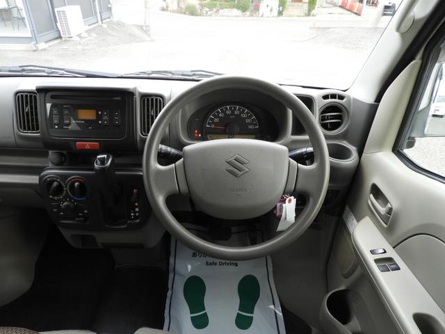 エブリイ PC ハイルーフ 5AGS車 キーレス 衝突軽減ブレーキ 両側スライドドア オーバーヘッドシェルフ CDデッキ 除菌済(17枚目)