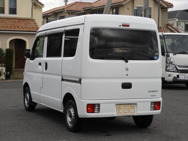 エブリイ PC ハイルーフ 5AGS車 キーレス 衝突軽減ブレーキ 両側スライドドア オーバーヘッドシェルフ CDデッキ 除菌済(21枚目)