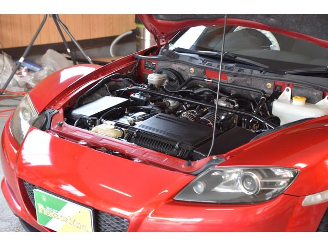ＲＸ－８ タイプＳ　車検令和８年７月２７日　キーレス　ＥＴＣ　記録簿　６速ＭＴ　ＢＯＳＥサウンド　社外１９ＡＷ　オートエアコン　ローダウン　社外マフラー　ＨＩＤ　Ｒフォグ（29枚目）
