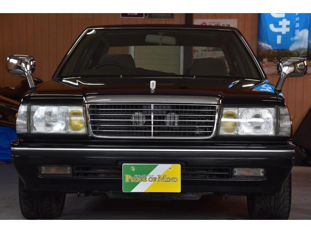 セドリック スーパーカスタム　車検令和９年８月２０日　キーレス　ボンネットマスコット　走行５６０００キロ　メッキフェンダーミラー　黄フォグ　エアフロメーター交換済み　スロットルボディ清掃　燃料ポンプ＆フィルター交換（5枚目）