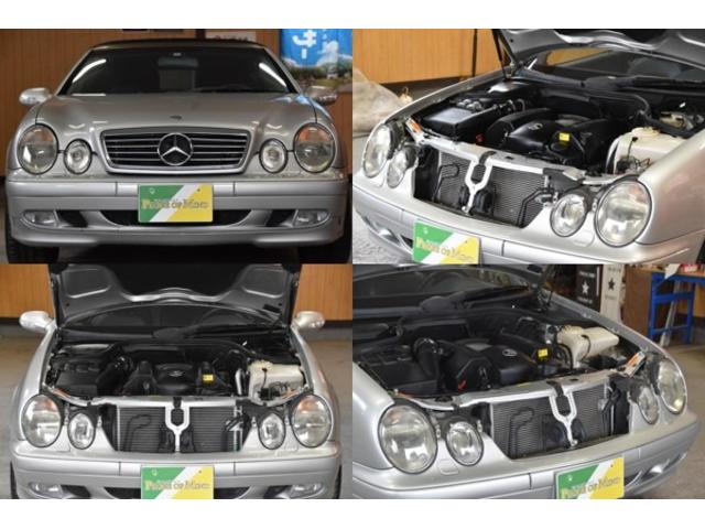 ＣＬＫ ＣＬＫ３２０カブリオレ　アバンギャルド　車検令和９年１月３０日　キーレス２　ＥＴＣ　走行６２０００キロ　マニュアルモード　クルーズコントロール　黒本革電動シート　シートヒーター　ＡＡＣ　タイミングチェーン（20枚目）