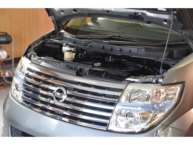 エルグランド ハイウェイスター　車検整備付き　ＨＩＤ　キーレス２　ＥＴＣ　走行６４０００キロ　ダブルサンルーフ　ドアバイザー　ウインカーミラー　電格ミラー　左パワスラ　中期型　タイミングチェーン　３５００ｃｃ　地デジフルセグ　Ｂカメ（37枚目）