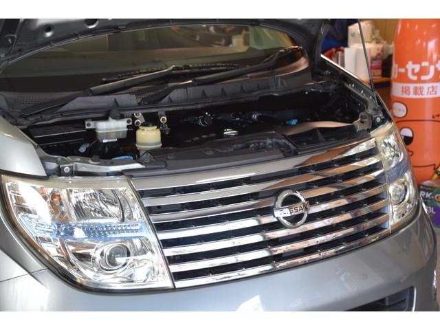 エルグランド ハイウェイスター　車検整備付き　ＨＩＤ　キーレス２　ＥＴＣ　走行６４０００キロ　ダブルサンルーフ　ドアバイザー　ウインカーミラー　電格ミラー　左パワスラ　中期型　タイミングチェーン　３５００ｃｃ　地デジフルセグ　Ｂカメ（38枚目）