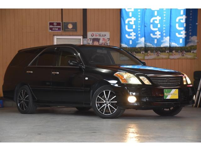 マークIIブリット ２．５ｉＲ－Ｓ　Ｆｏｕｒ　車検整備付き　４ＷＤ　ＨＩＤ　キーレス　記録簿　電格ミラー　ミラーヒーター　革巻きハンドル　ートエアコン　ツイーター　純正オーディオ（22枚目）