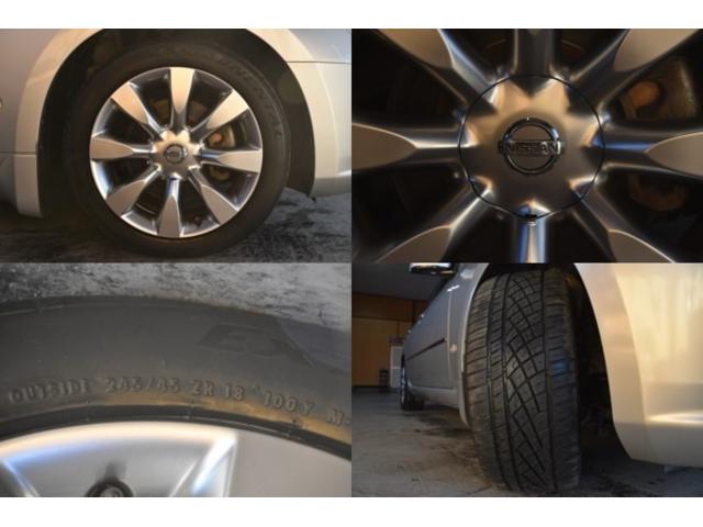 フーガ ４５０ＧＴ　車検整備付き　ＨＩＤ　スマキー２　ＥＴＣ　４５００ｃｃ　黒本革シート　純正１８ＡＷ　純ナビ　サイド　バックカメラ　タイチェン　革巻きハンドル（6枚目）