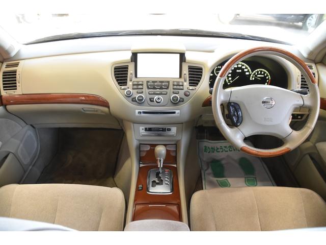 シーマ 300G 車検整備付き HID 記録簿 ETC MTモード 走行63000キロ ターボ 純ナビ ドアバイザー ウインカーミラー タイミングチェーン キーレス(8枚目)