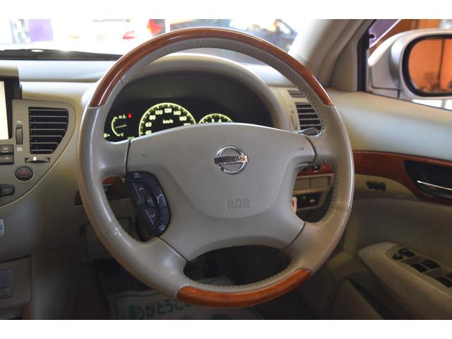 シーマ 300G 車検整備付き HID 記録簿 ETC MTモード 走行63000キロ ターボ 純ナビ ドアバイザー ウインカーミラー タイミングチェーン キーレス(9枚目)