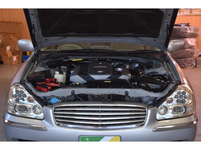 シーマ 300G 車検整備付き HID 記録簿 ETC MTモード 走行63000キロ ターボ 純ナビ ドアバイザー ウインカーミラー タイミングチェーン キーレス(39枚目)