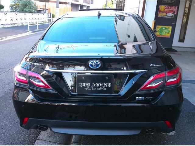 クラウンハイブリッド Ｇ－エグゼクティブ　Ｆｏｕｒ　マイコン制御チルト＆スライド電動ムーンルーフ　パーキングサポートブレーキ（後方歩行者）／リヤカメラディテクション　パノラミックビューモニター＆インテリジェントパーキングアシスト２（巻き込み警報機能付）（3枚目）