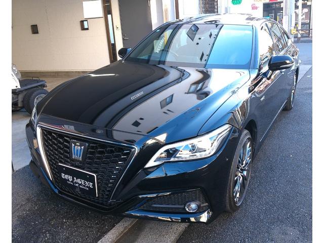 クラウンハイブリッド Ｇ－エグゼクティブ　Ｆｏｕｒ　マイコン制御チルト＆スライド電動ムーンルーフ　パーキングサポートブレーキ（後方歩行者）／リヤカメラディテクション　パノラミックビューモニター＆インテリジェントパーキングアシスト２（巻き込み警報機能付）（5枚目）