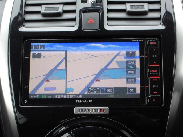 マーチ ニスモ　Ｓ　５速ＭＴ　社外メモリーナビ　フルセグＴＶ　Ｂｌｕｅｔｏｏｔｈオーディオ　ＥＴＣ　純正ＨＩＤヘッドライト　オートライト　純正１６インチＡＷ　フルオートエアコン　横滑り防止機能　純正フロアマット　禁煙車（20枚目）