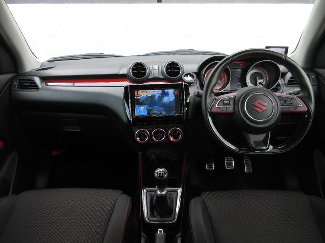 スイフトスポーツ ベースグレード　ワンオーナー　６速ＭＴ　社外ＨＤＤナビ　フルセグＴＶ　Ｂｌｕｅｔｏｏｔｈ　Ｂカメラ　レーダー探知機　純正ＬＥＤヘッドライト　オートライト　純正１７インチＡＷ　ローダウン　クルーズコントロール　ターボ付（17枚目）
