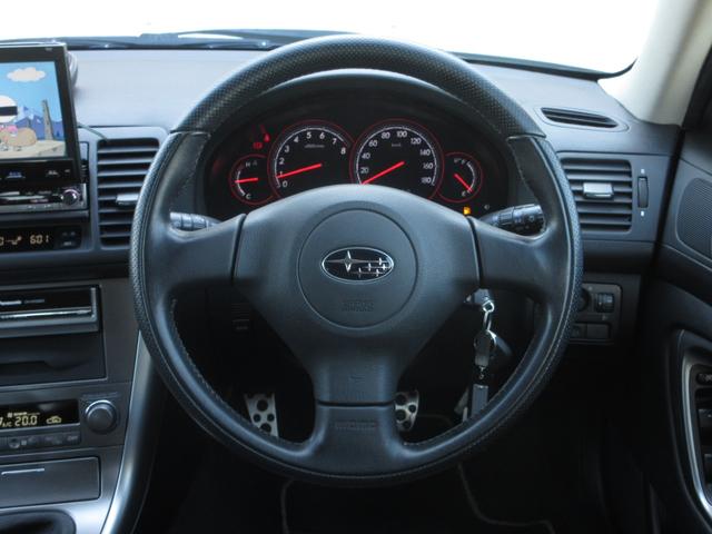 レガシィツーリングワゴン ２．０ＧＴスペックＢ　ワンオーナー　フルタイム４ＷＤ　５速マニュアル　社外ＨＤＤナビ　ＭＳＶ　フルセグＴＶ　Ｂカメラ　社外マフラー　純正１８ＡＷ　パワーシート　オートエアコン　ＨＩＤライト　ルーフレール　ドアバイザー（19枚目）