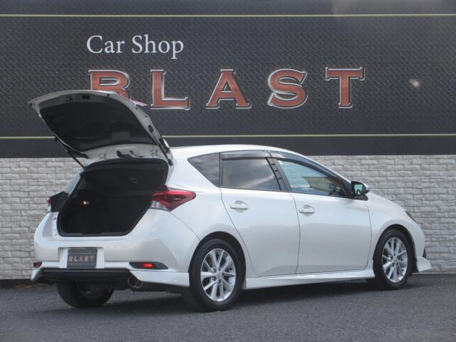 オーリス RS 6速マニュアル 柿本改マフラー TRDサスペンション Pivotスロットルコントローラー 衝突被害軽減ブレーキ 車線逸脱警告 ドラレコ 純正16インチAW 社外メモリナビ Bluetooth MSV(8枚目)