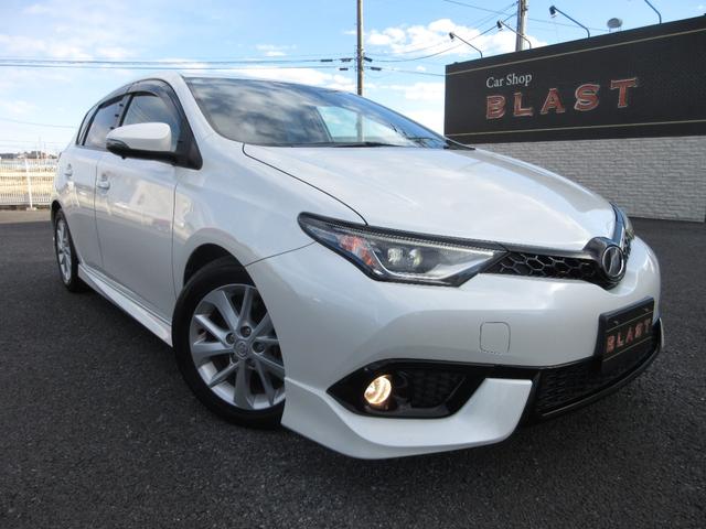 オーリス RS 6速マニュアル 柿本改マフラー TRDサスペンション Pivotスロットルコントローラー 衝突被害軽減ブレーキ 車線逸脱警告 ドラレコ 純正16インチAW 社外メモリナビ Bluetooth MSV(11枚目)