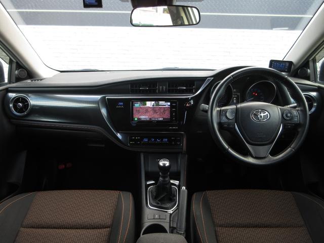 オーリス RS 6速マニュアル 柿本改マフラー TRDサスペンション Pivotスロットルコントローラー 衝突被害軽減ブレーキ 車線逸脱警告 ドラレコ 純正16インチAW 社外メモリナビ Bluetooth MSV(19枚目)