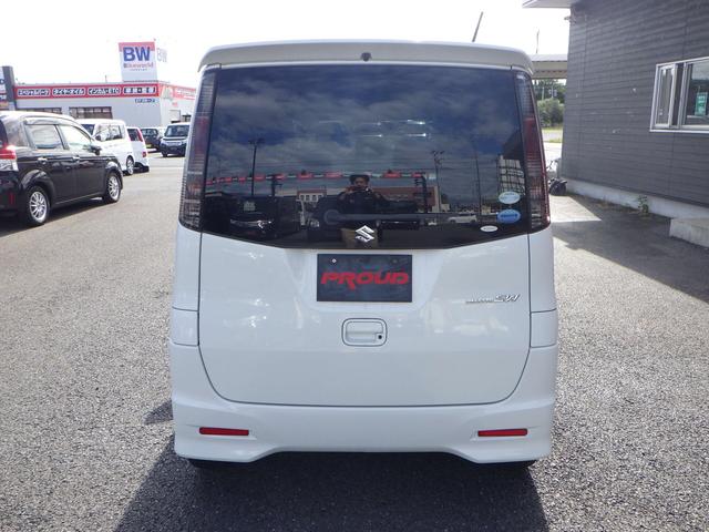 パレットSW XS 1年保証付 左側パワースライドドア HIDヘッドライト スマートキー プッシュスタート オートエアコン 電動格納ミラー ウィンカーミラー フォグランプ 純正アルミホイール バニティミラー ベンチシート(9枚目)