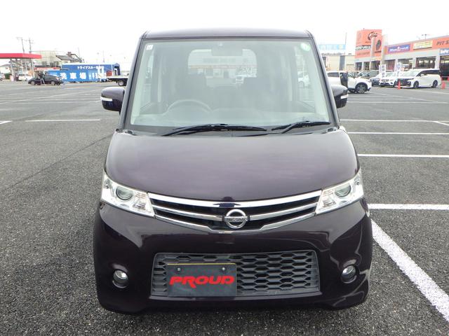 ルークス ハイウェイスター 1年保証付 ETC 左側パワースライドドア HIDヘッドライト スマートキー プッシュスタート フォグランプ ウィンカーミラー 純正アルミホイール ベンチシート タイミングチェーン パワーウィンドウ(4枚目)