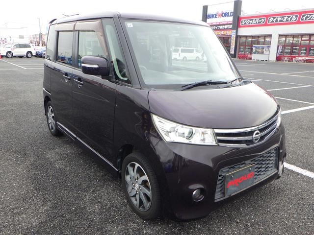 ルークス ハイウェイスター 1年保証付 ETC 左側パワースライドドア HIDヘッドライト スマートキー プッシュスタート フォグランプ ウィンカーミラー 純正アルミホイール ベンチシート タイミングチェーン パワーウィンドウ(5枚目)