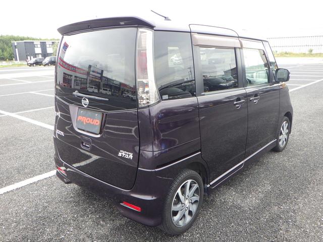 ルークス ハイウェイスター 1年保証付 ETC 左側パワースライドドア HIDヘッドライト スマートキー プッシュスタート フォグランプ ウィンカーミラー 純正アルミホイール ベンチシート タイミングチェーン パワーウィンドウ(7枚目)