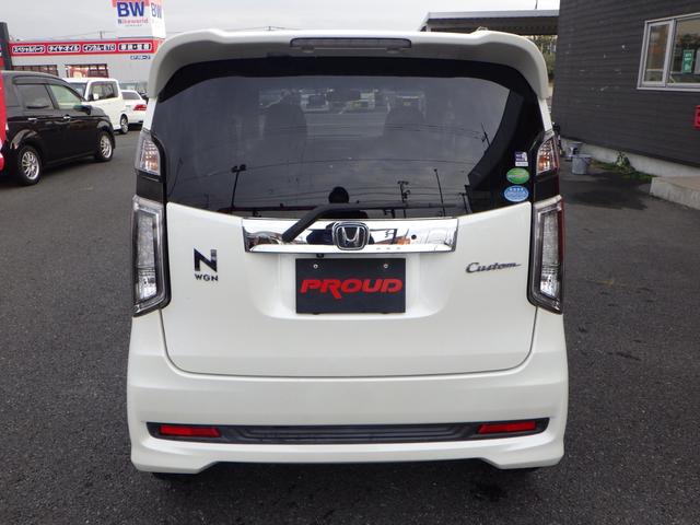 Ｎ－ＷＧＮカスタム Ｇ・ターボパッケージ　１年保証付　禁煙車　純正ナビ　前後ドライブレコーダー　バックカメラ　Ｂｌｕｅｔｏｏｔｈ　ＥＴＣ　衝突軽減システム　ＣＤ・ＤＶＤ再生　ＨＩＤヘッドライト　ターボ　ステアリングスイッチ　ハーフレザーシート（38枚目）