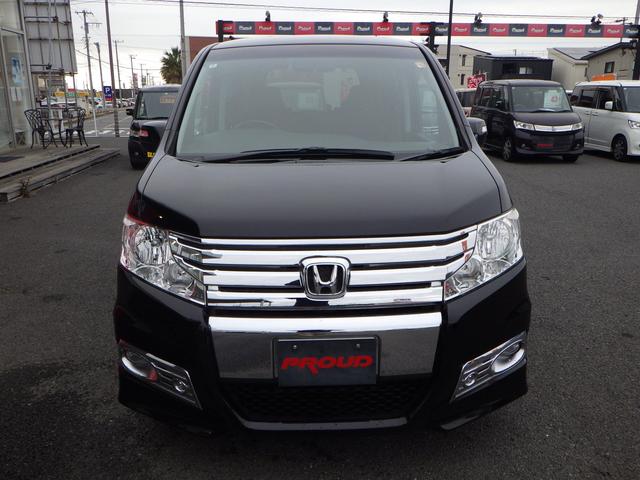 ステップワゴンスパーダ Z 1年保証付 車検令和9年7月迄 禁煙車 社外ナビ フルセグTV バックカメラ フリップダウンモニター ETC 両側パワースライドドア HIDヘッドライト CD・DVD再生 パドルシフト オートエアコン(4枚目)