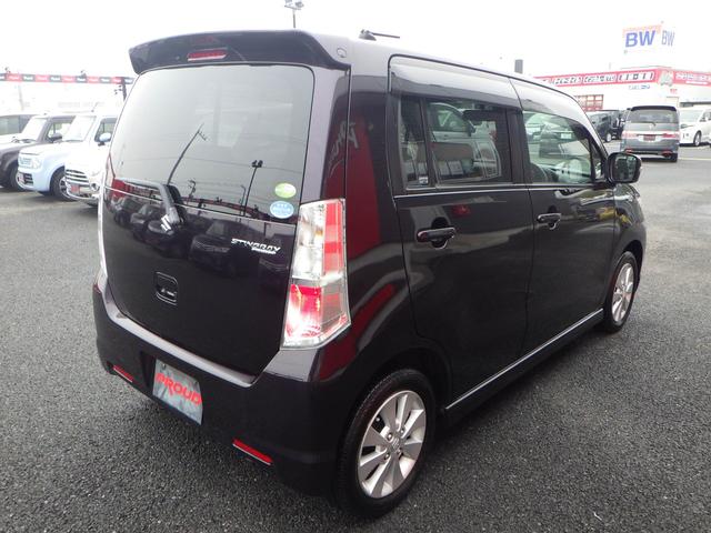 ワゴンＲスティングレー Ｔ　１年保証付　禁煙車　ＥＴＣ　純正オーディオ　ＣＤ再生　ラジオ　ＨＩＤヘッドライト　オートライト　ターボ　ステアリングスイッチ　スマートキー　プッシュスタート　電動格納ミラー　フォグランプ　ベンチシート（8枚目）