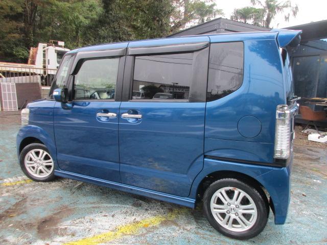 N-BOXカスタム G・Lパッケージ 車検9年11月社外ナビ BT両側パワースライドスマートキーETC(6枚目)