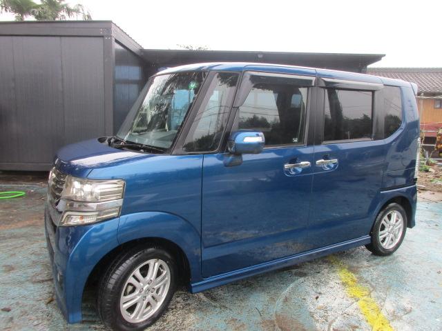 N-BOXカスタム G・Lパッケージ 車検9年11月社外ナビ BT両側パワースライドスマートキーETC(7枚目)