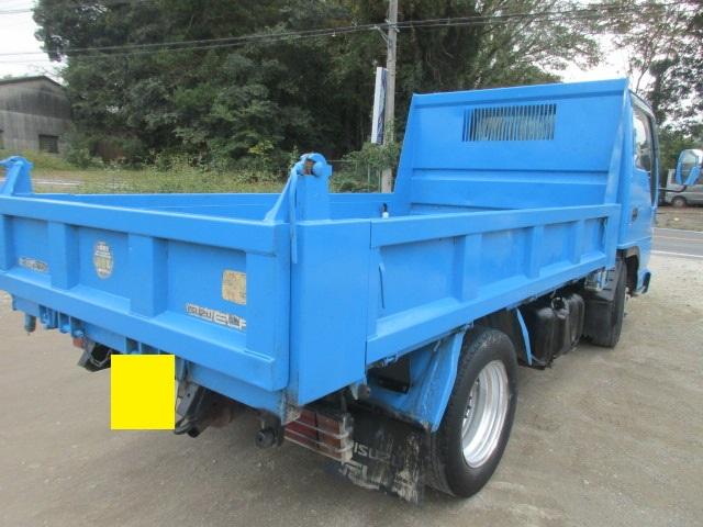 エルフトラック 強化フルフラットローダンプ 車検8年10月パワーウインドウ 4.8ディーゼル ダンプ フルフラットロー5速MTエアコン(4枚目)