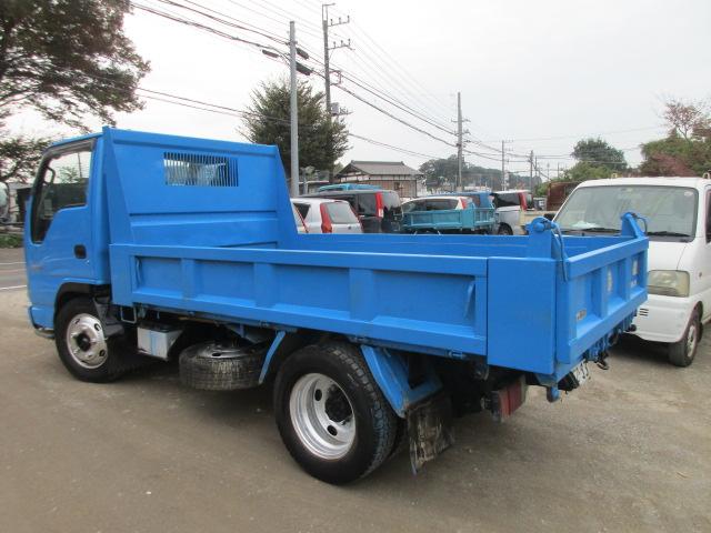 エルフトラック 強化フルフラットローダンプ 車検8年10月パワーウインドウ 4.8ディーゼル ダンプ フルフラットロー5速MTエアコン(6枚目)