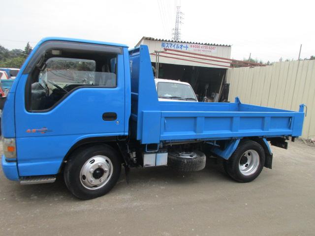 エルフトラック 強化フルフラットローダンプ 車検8年10月パワーウインドウ 4.8ディーゼル ダンプ フルフラットロー5速MTエアコン(7枚目)