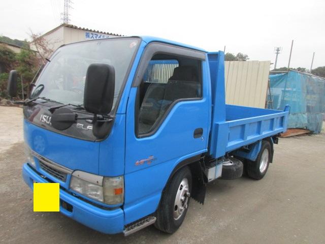 エルフトラック 強化フルフラットローダンプ 車検8年10月パワーウインドウ 4.8ディーゼル ダンプ フルフラットロー5速MTエアコン(8枚目)