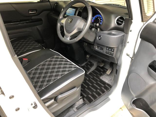TSターボ パイオニアナビ ETC 革調シートカバー(11枚目)