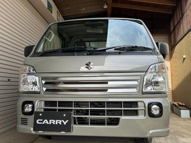 キャリイトラック KCエアコン・パワステ 届出済未使用車 4WD LEDフォグランプ 15インチアルミホイール 荷台マット アッパーメンバーガード フロアジュータン(3枚目)