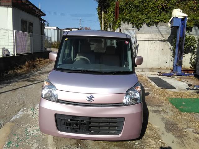 スペーシア Ｘ　電動スライド　ナビＴＶ　Ｂｌｕｅｔｏｏｔｈ　スマートキー　ＤＶＤ再生　イモビライザー　オートエアコン　アイドリングストップ　ＡＢＳ　パワーウインドウ　走行：７００００ＫＭ（2枚目）