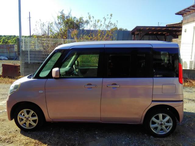 スペーシア Ｘ　電動スライド　ナビＴＶ　Ｂｌｕｅｔｏｏｔｈ　スマートキー　ＤＶＤ再生　イモビライザー　オートエアコン　アイドリングストップ　ＡＢＳ　パワーウインドウ　走行：７００００ＫＭ（4枚目）