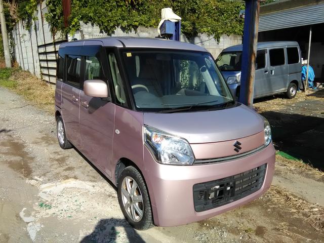 スペーシア Ｘ　電動スライド　ナビＴＶ　Ｂｌｕｅｔｏｏｔｈ　スマートキー　ＤＶＤ再生　イモビライザー　オートエアコン　アイドリングストップ　ＡＢＳ　パワーウインドウ　走行：７００００ＫＭ（7枚目）