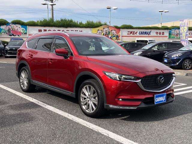 ＣＸ－８ ２５Ｓ　エクスクルーシブモード　４ＷＤ　サンルーフ　ＢＯＳＥスピーカー　３６０°ビューモニター　純正ナビ　ＴＶ　スマートキー　ドライブレコーダー　ＥＴＣ　クリアランスソナー　レーダークルーズコントロール　衝突被害軽減　ＬＥＤ　ＨＵＤ（16枚目）