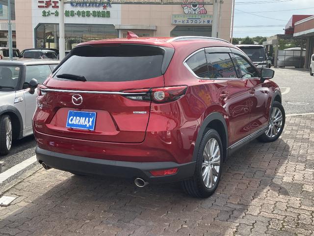 ＣＸ－８ ２５Ｓ　エクスクルーシブモード　４ＷＤ　サンルーフ　ＢＯＳＥスピーカー　３６０°ビューモニター　純正ナビ　ＴＶ　スマートキー　ドライブレコーダー　ＥＴＣ　クリアランスソナー　レーダークルーズコントロール　衝突被害軽減　ＬＥＤ　ＨＵＤ（18枚目）