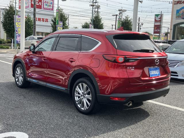 ＣＸ－８ ２５Ｓ　エクスクルーシブモード　４ＷＤ　サンルーフ　ＢＯＳＥスピーカー　３６０°ビューモニター　純正ナビ　ＴＶ　スマートキー　ドライブレコーダー　ＥＴＣ　クリアランスソナー　レーダークルーズコントロール　衝突被害軽減　ＬＥＤ　ＨＵＤ（20枚目）